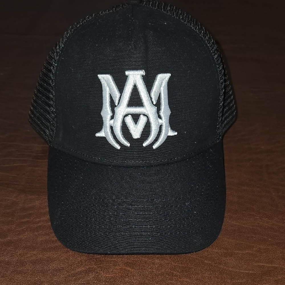 Black Cap with White Logo
